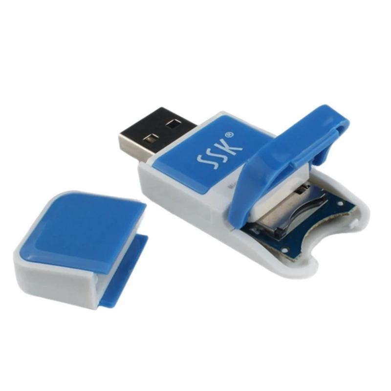 ÷  ÷ USB 2.0 USB ÷ ̴ SD ī , SSK SCRS022, 480Mbps, PC ƮϿ,  + Ķ